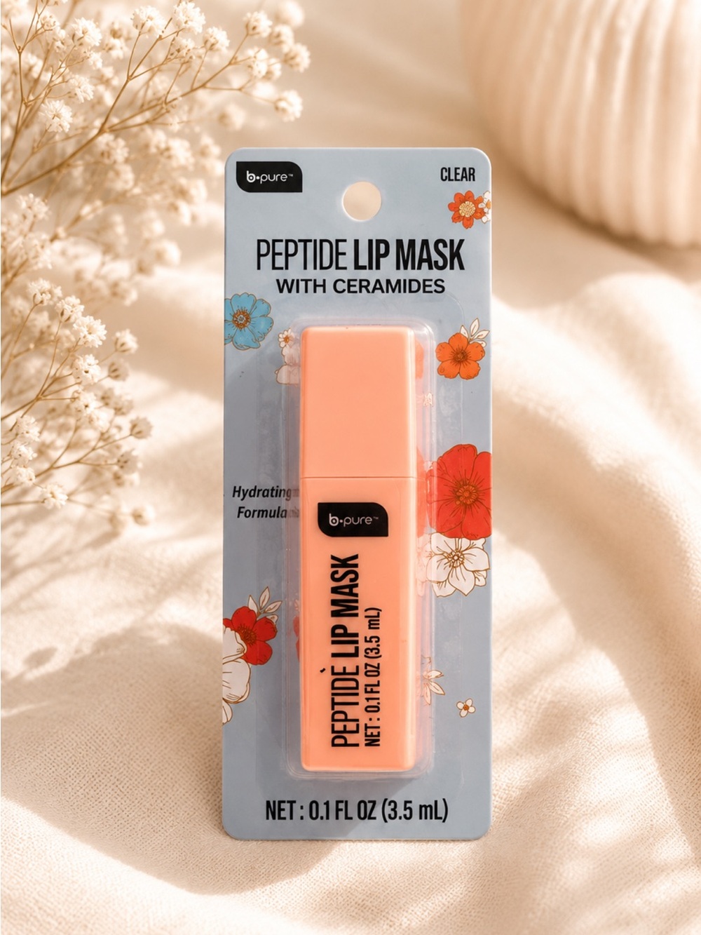 b-pure Peptide Ceramides Hydrating Lip Mask